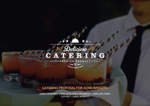 Catering proposal template cover
