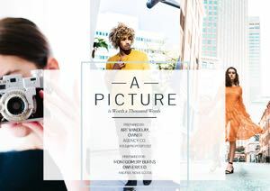 Corporate photography proposal template cover