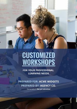 Workshop proposal template cover